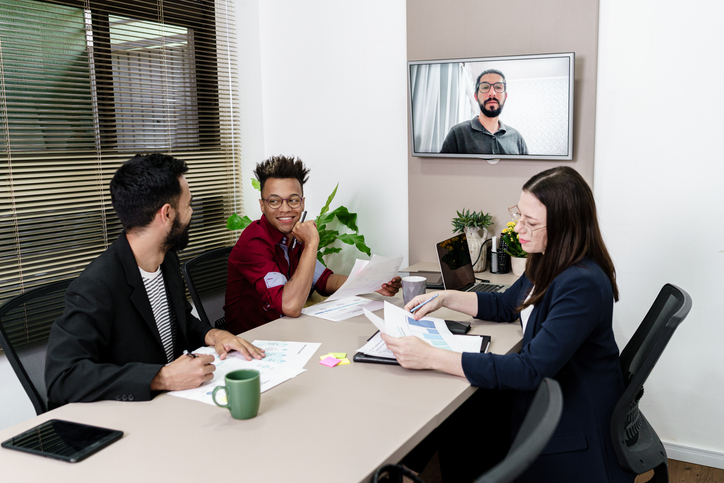 Startup youth meeting concept